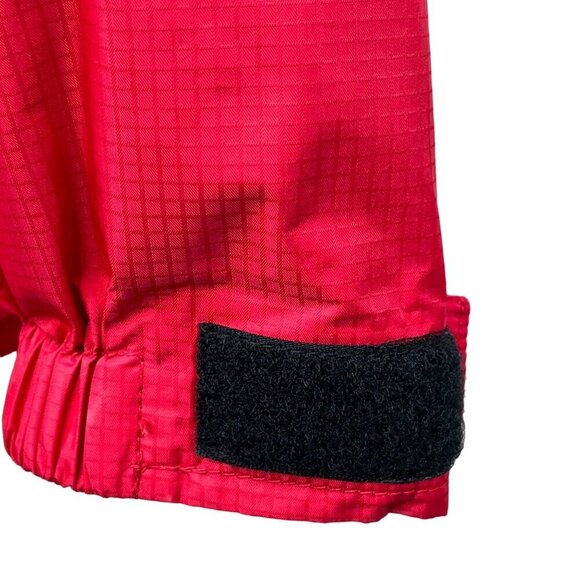 Moonstone Goretex Jacket Rain Coat Small Red Hood Nylon Shell Ripstop Gorpcore - Picture 13 of 16